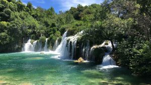 Wasserfall in Sibenik