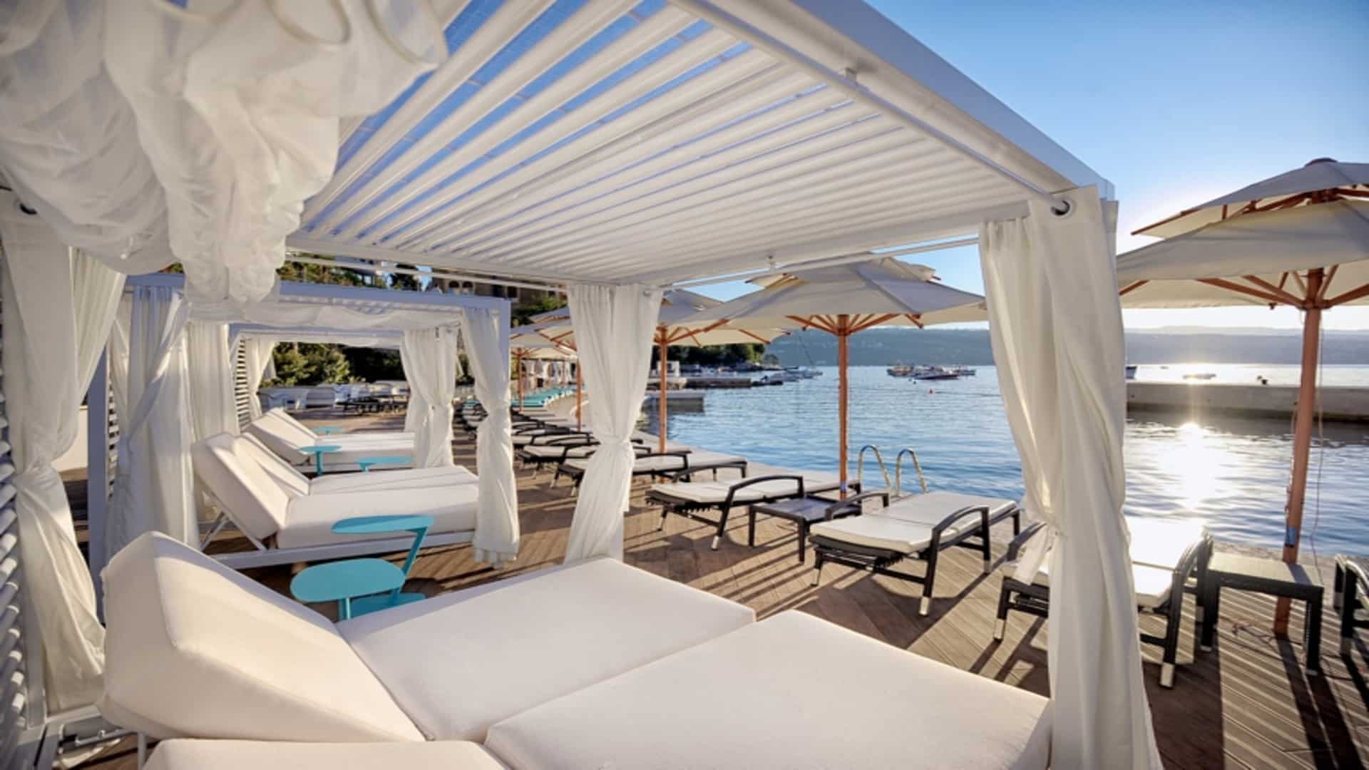 Luksuzna plaža Royal Beach uz Lungomare u Opatiji