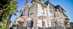 Exterior view of Amadria Park Hotel Agava, a romantic retreat housed in a historic 1896 Habsburg villa