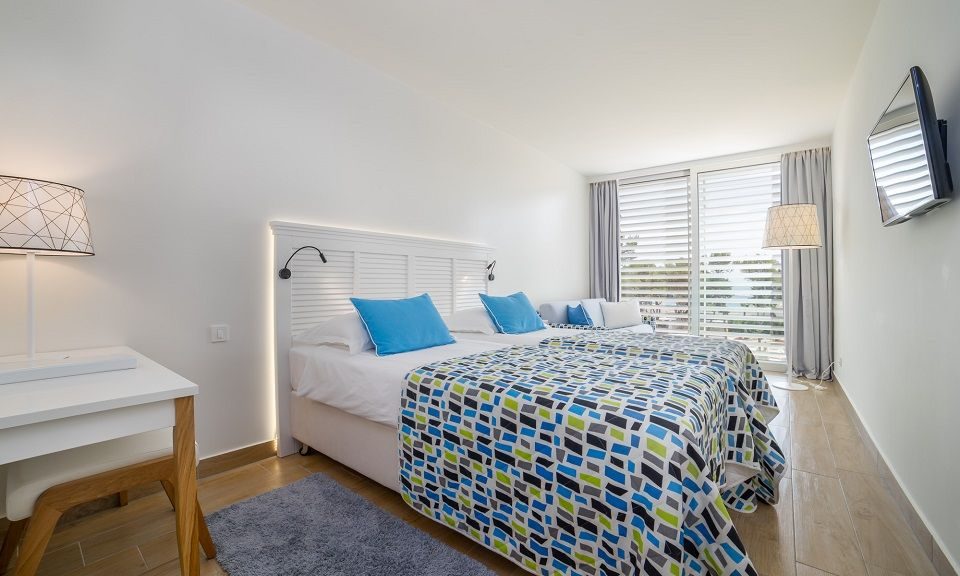 Double or Twin Large Room 27m² on the Courtyard/ Garden side with French Balcony-1